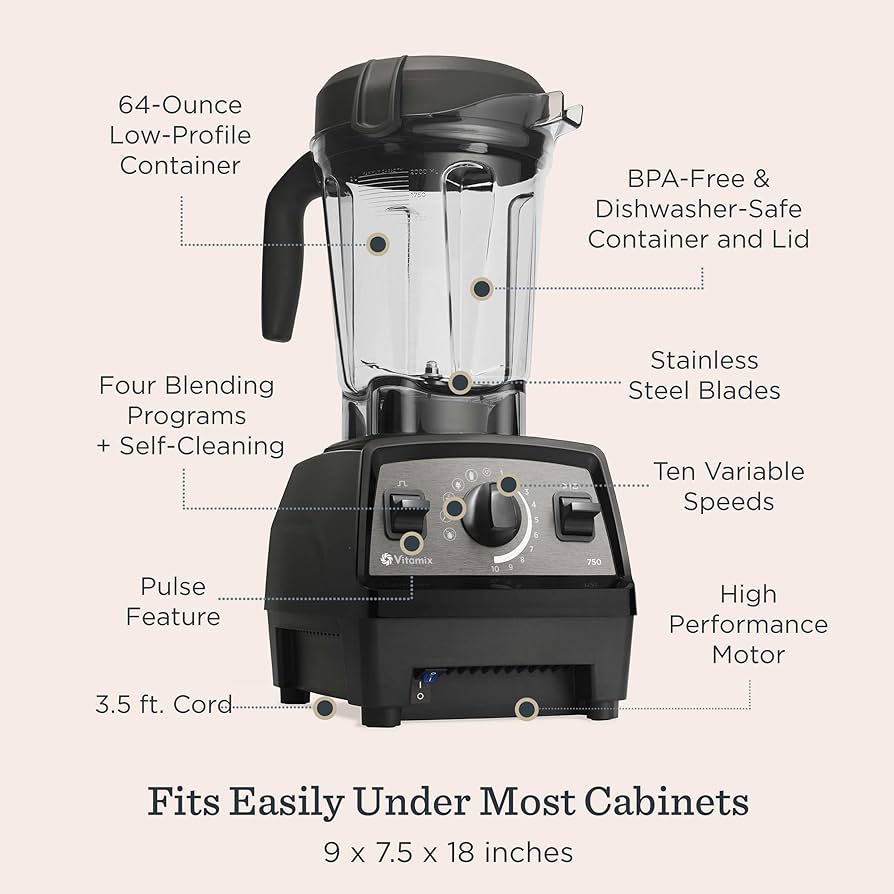 Amazon.com: Vitamix Propel Series 750 Blender, Professional